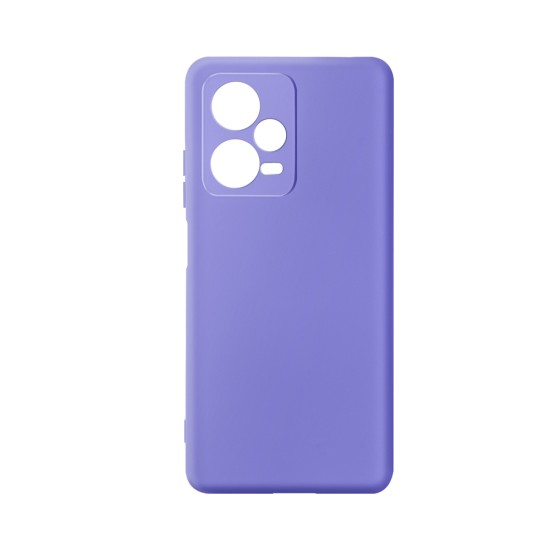 Silicone Case with Camera Shield for Xiaomi Redmi Note 12 Pro Purple